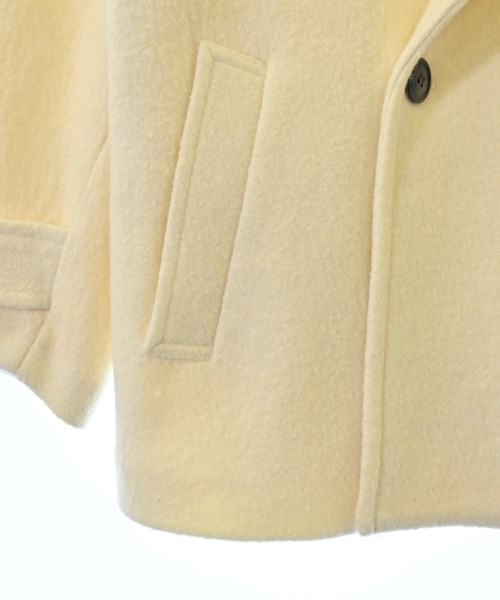 NATURAL BEAUTY BASIC（ナチュラルビューティーベーシック）ピーコート 白 サイズ:S レディース/2200635294029