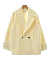 NATURAL BEAUTY BASIC（ナチュラルビューティーベーシック）ピーコート 白 サイズ:S レディース/2200635294029