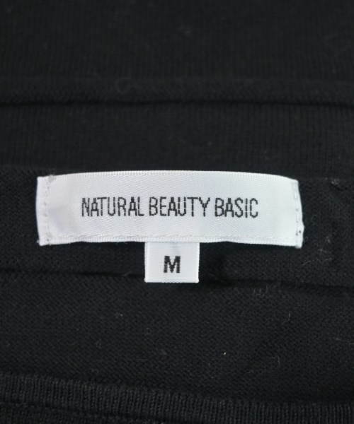 NATURAL BEAUTY BASIC（ナチュラルビューティーベーシック）ニット・セーター 黒 サイズ:M レディース/2200634528101