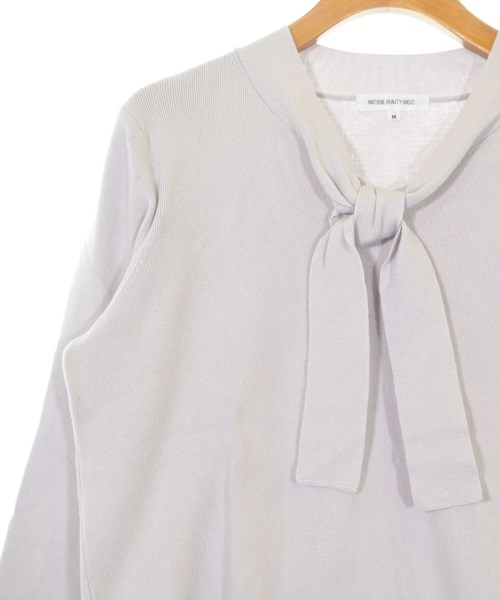 NATURAL BEAUTY BASIC（ナチュラルビューティーベーシック）ニット・セーター グレー サイズ:M レディース/2200634528118