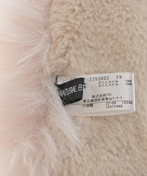 NATURAL BEAUTY BASIC（ナチュラルビューティーベーシック）マフラー 白 サイズ:- レディース/2200644432047