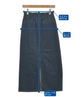 NATURAL BEAUTY BASIC（ナチュラルビューティーベーシック）ロング・マキシ丈スカート 紺 サイズ:M レディース/2200621551037