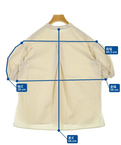 NATURAL BEAUTY BASIC（ナチュラルビューティーベーシック）カジュアルシャツ ベージュ サイズ:S レディース/2200624089018