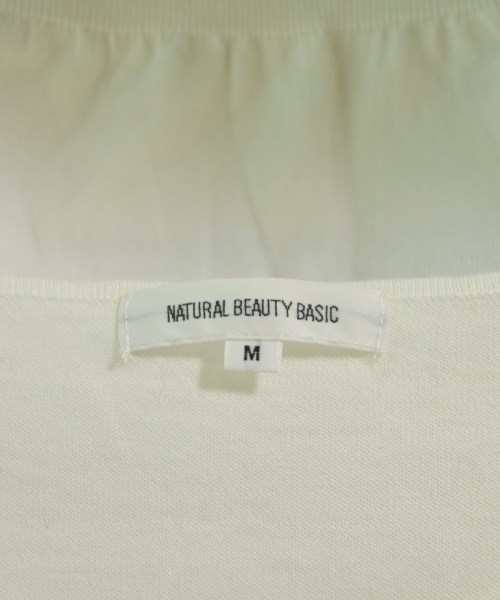 NATURAL BEAUTY BASIC（ナチュラルビューティーベーシック）ニット・セーター 白 サイズ:M レディース/2200624506058