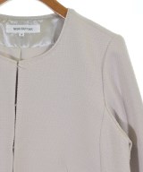 NATURAL BEAUTY BASIC（ナチュラルビューティーベーシック）ノーカラージャケット ベージュ サイズ:S レディース/2200614225082