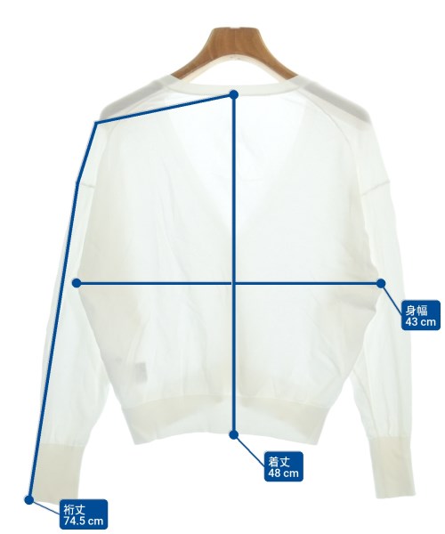 NATURAL BEAUTY BASIC（ナチュラルビューティーベーシック）カーディガン 白 サイズ:F レディース/2200617837039