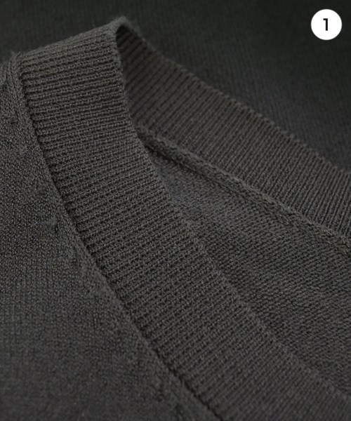 NATURAL BEAUTY BASIC（ナチュラルビューティーベーシック）ニット・セーター グレー サイズ:M レディース/2200623446102