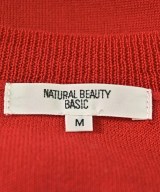 NATURAL BEAUTY BASIC（ナチュラルビューティーベーシック）ニット・セーター 赤 サイズ:M レディース/2200616873199