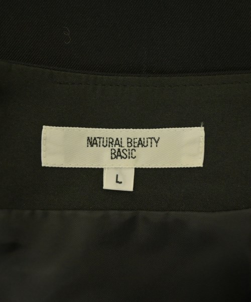 NATURAL BEAUTY BASIC（ナチュラルビューティーベーシック）ひざ丈スカート 黒 サイズ:L レディース/2200628946034