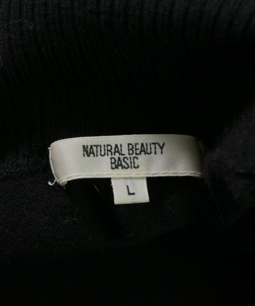 NATURAL BEAUTY BASIC（ナチュラルビューティーベーシック）ニット・セーター 黒 サイズ:L レディース/2200614913026
