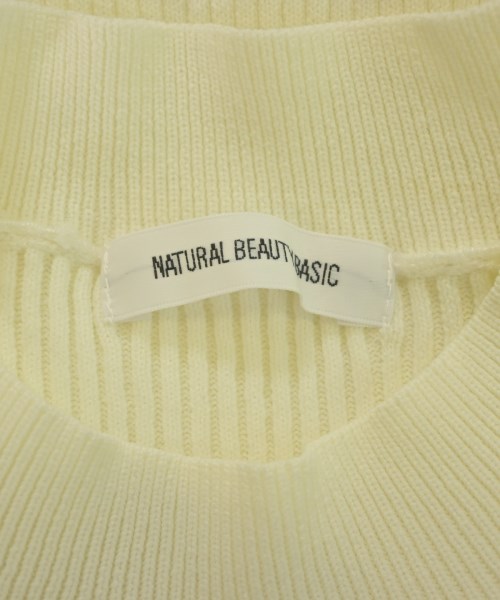 NATURAL BEAUTY BASIC（ナチュラルビューティーベーシック）ニット・セーター 白 サイズ:F レディース/2200617900047