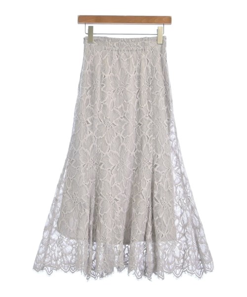 NATURAL BEAUTY BASIC（ナチュラルビューティーベーシック）ロング・マキシ丈スカート 紫 サイズ:S レディース/2200617643067