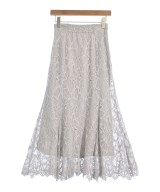 NATURAL BEAUTY BASIC（ナチュラルビューティーベーシック）ロング・マキシ丈スカート 紫 サイズ:S レディース/2200617643067