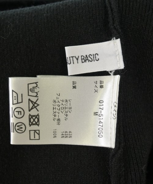 NATURAL BEAUTY BASIC（ナチュラルビューティーベーシック）ワンピース 黒 サイズ:M レディース/2200610315138