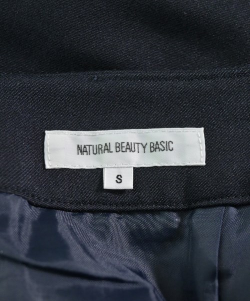 NATURAL BEAUTY BASIC（ナチュラルビューティーベーシック）ひざ丈スカート 紺 サイズ:S レディース/2200630489024