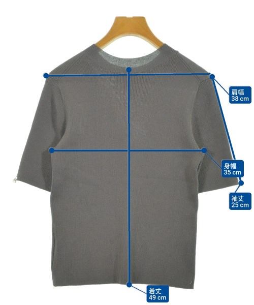 NATURAL BEAUTY BASIC（ナチュラルビューティーベーシック）ニット・セーター グレー サイズ:F レディース/2200621137095