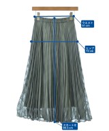 NATURAL BEAUTY BASIC（ナチュラルビューティーベーシック）ロング・マキシ丈スカート 緑 サイズ:PS レディース/2200607076035