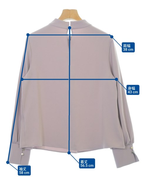 NATURAL BEAUTY BASIC（ナチュラルビューティーベーシック）ブラウス ピンク サイズ:S レディース/2200606315036