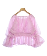 NATURAL BEAUTY BASIC（ナチュラルビューティーベーシック）ブラウス ピンク サイズ:M レディース/2200610225024