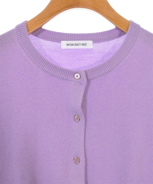 NATURAL BEAUTY BASIC（ナチュラルビューティーベーシック）カーディガン 紫 サイズ:FR レディース/2200610796029