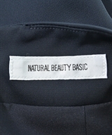 NATURAL BEAUTY BASIC（ナチュラルビューティーベーシック）ひざ丈スカート 紺 サイズ:S レディース/2200609821015