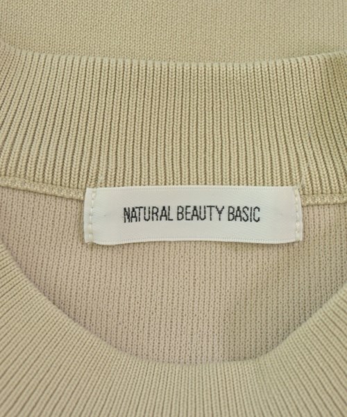 NATURAL BEAUTY BASIC（ナチュラルビューティーベーシック）ニット・セーター ベージュ サイズ:M レディース/2200608542041