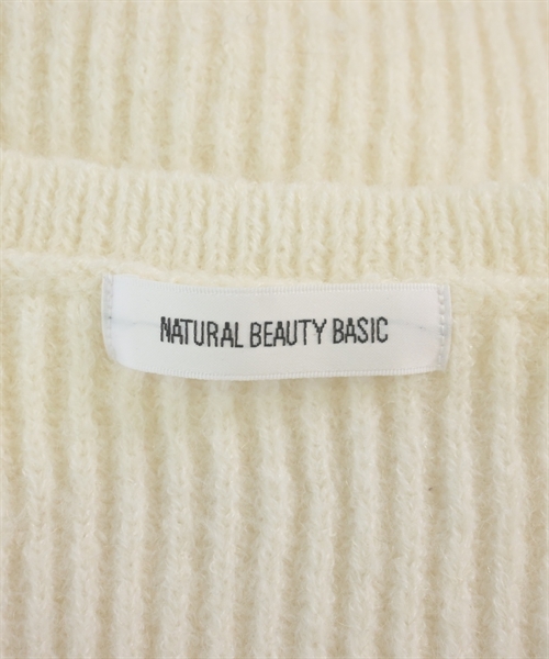 NATURAL BEAUTY BASIC（ナチュラルビューティーベーシック）ニット・セーター 白 サイズ:F レディース/2200613802055
