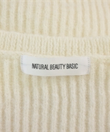 NATURAL BEAUTY BASIC（ナチュラルビューティーベーシック）ニット・セーター 白 サイズ:F レディース/2200613802055
