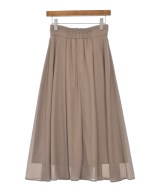 NATURAL BEAUTY BASIC（ナチュラルビューティーベーシック）ロング・マキシ丈スカート ベージュ サイズ:M レディース/2200612170063