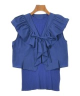 NATURAL BEAUTY BASIC（ナチュラルビューティーベーシック）ベスト/ノースリーブ 青 サイズ:F レディース/2200614219043