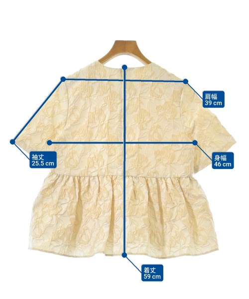 NATURAL BEAUTY BASIC（ナチュラルビューティーベーシック）ブラウス ベージュ サイズ:M レディース/2200614341010