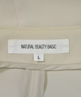 NATURAL BEAUTY BASIC（ナチュラルビューティーベーシック）ノーカラージャケット ベージュ サイズ:L レディース/2200619445225
