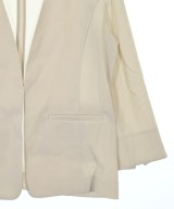 NATURAL BEAUTY BASIC（ナチュラルビューティーベーシック）ノーカラージャケット ベージュ サイズ:L レディース/2200619445225