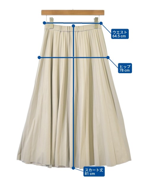 NATURAL BEAUTY BASIC（ナチュラルビューティーベーシック）ロング・マキシ丈スカート ベージュ サイズ:S レディース/2200613531047