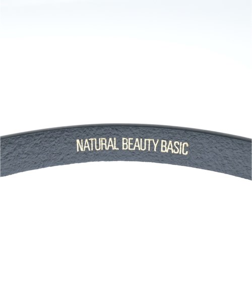 NATURAL BEAUTY BASIC（ナチュラルビューティーベーシック）ベルト 黒 サイズ:- レディース/2200604541239