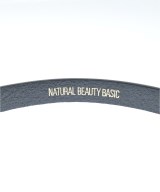 NATURAL BEAUTY BASIC（ナチュラルビューティーベーシック）ベルト 黒 サイズ:- レディース/2200604541239