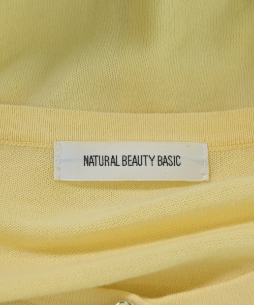 NATURAL BEAUTY BASIC（ナチュラルビューティーベーシック）カーディガン 黄 サイズ:FR レディース/2200668619028