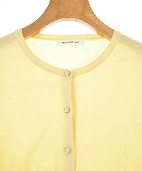 NATURAL BEAUTY BASIC（ナチュラルビューティーベーシック）カーディガン 黄 サイズ:FR レディース/2200668619028