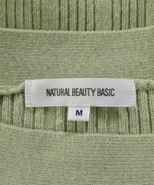 NATURAL BEAUTY BASIC（ナチュラルビューティーベーシック）ニット・セーター 緑 サイズ:M レディース/2200670052028