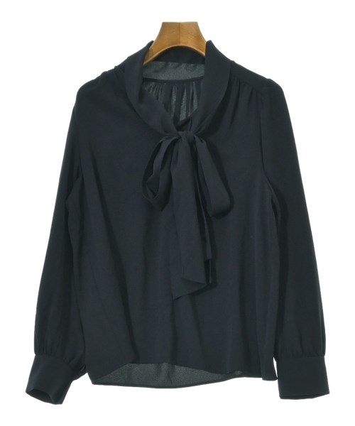 NATURAL BEAUTY BASIC(ナチュラルビューティーベーシック)ブラウス 紺 サイズ:M/2200672137112