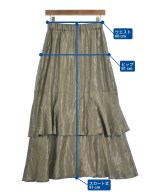 NATURAL BEAUTY BASIC（ナチュラルビューティーベーシック）ロング・マキシ丈スカート グレー サイズ:M レディース/2200675237079