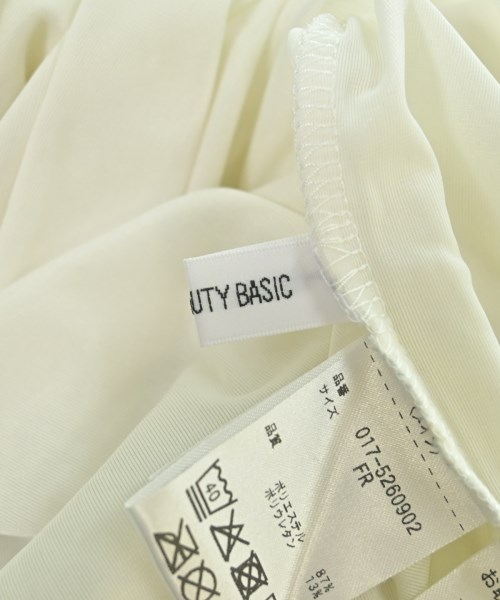 NATURAL BEAUTY BASIC（ナチュラルビューティーベーシック）Tシャツ・カットソー 白 サイズ:F レディース/2200671669119