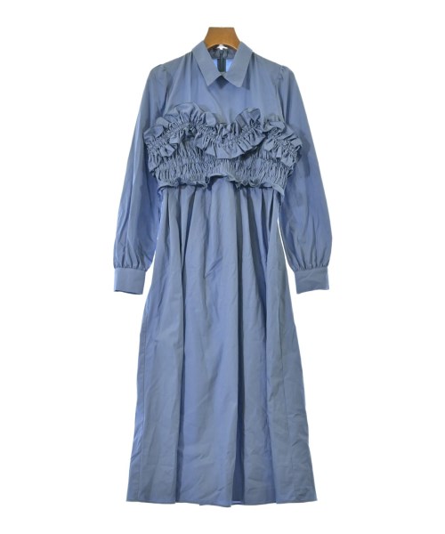 NATURAL BEAUTY BASIC(ナチュラルビューティーベーシック)ワンピース 青 サイズ:M/2200672402098