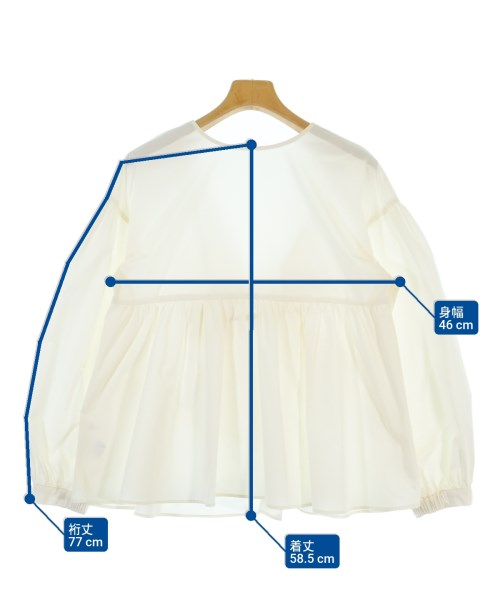 NATURAL BEAUTY BASIC（ナチュラルビューティーベーシック）ブラウス 白 サイズ:S レディース/2200671412029