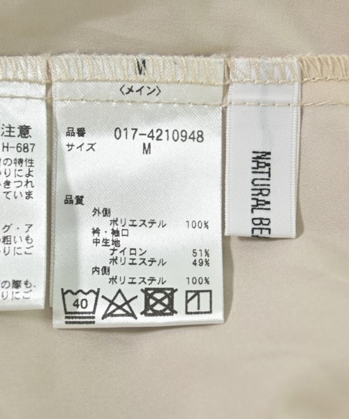 NATURAL BEAUTY BASIC（ナチュラルビューティーベーシック）ブラウス ベージュ サイズ:M レディース/2200672466076