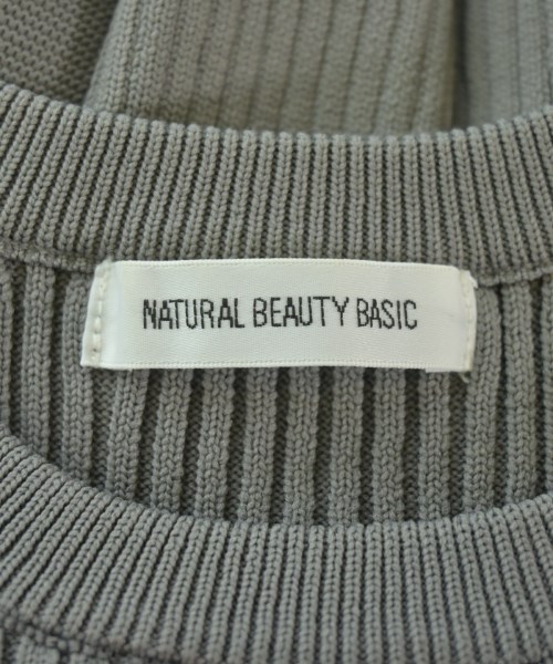 NATURAL BEAUTY BASIC（ナチュラルビューティーベーシック）ニット・セーター グレー サイズ:F レディース/2200675516051