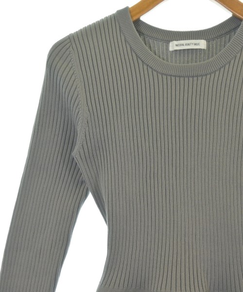 NATURAL BEAUTY BASIC（ナチュラルビューティーベーシック）ニット・セーター グレー サイズ:F レディース/2200675516051
