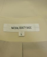 NATURAL BEAUTY BASIC（ナチュラルビューティーベーシック）ノーカラージャケット ベージュ サイズ:L レディース/2200672453052