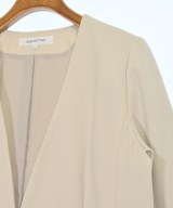 NATURAL BEAUTY BASIC（ナチュラルビューティーベーシック）ノーカラージャケット ベージュ サイズ:L レディース/2200672453052
