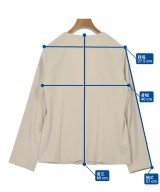 NATURAL BEAUTY BASIC（ナチュラルビューティーベーシック）ノーカラージャケット ベージュ サイズ:L レディース/2200672453052